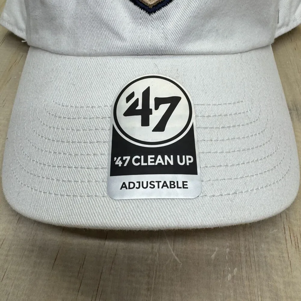 NEW Florida Panthers '47 Clean Up Adjustable Buckle Cap Hat White Cotton